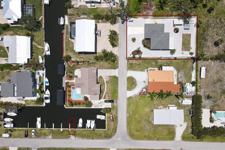 Location of Available boat slip in relation to Home
