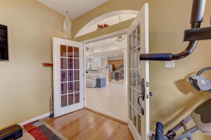 View into Foyer from Gym/4th Bdrm or Office