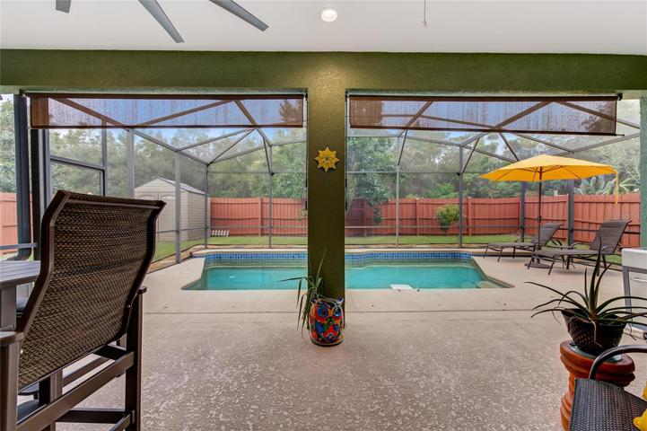 Covered Lanai & Screen Enclosed Swimming Pool