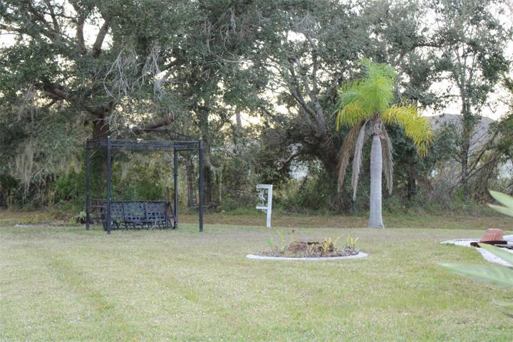 Private back yard