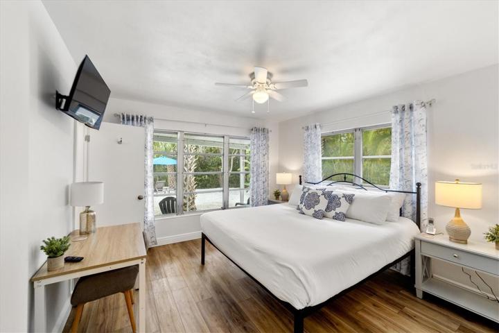 Master Bedroom overlooking Lake Marsha