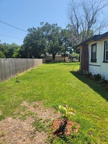 Left side of yard