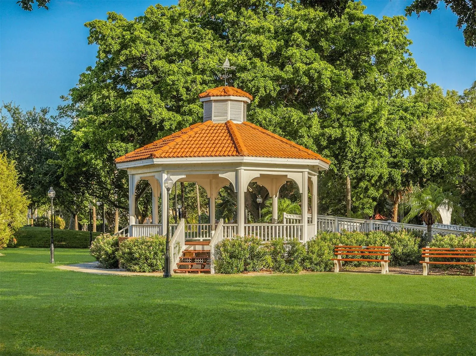 Gazebo in Centennial Park Downtown Venice