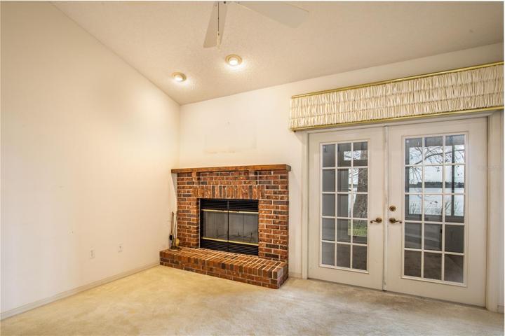 Wood Burning Fireplace