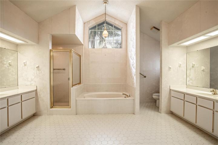 Master bathroom