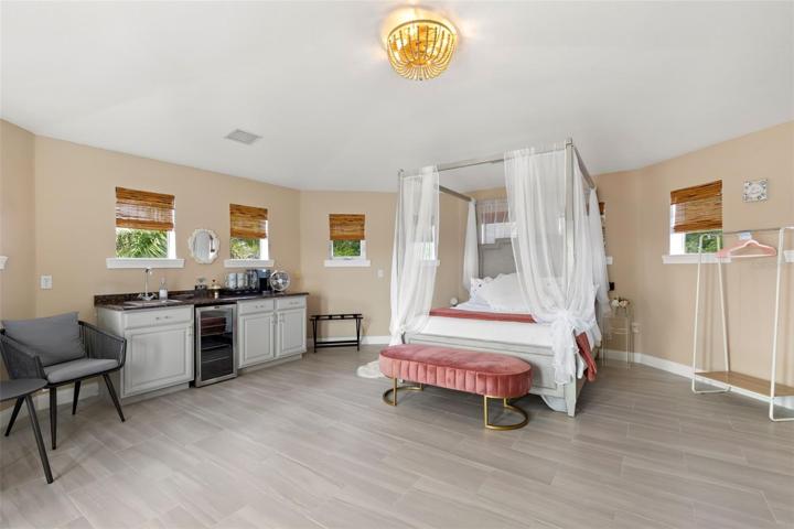 Fourth bedroom has balcony