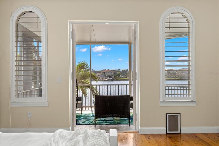 Master bedroom balcony