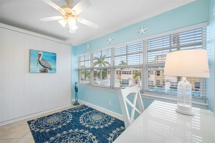 Sunroom with Built-In Murphy Bed