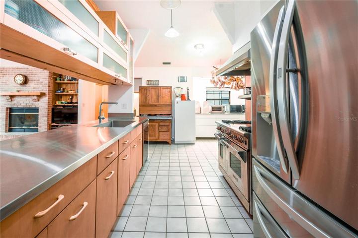 The kitchen features Stainless Steel appliances