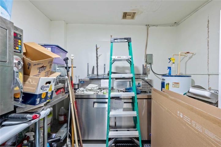 Potential kitchen area