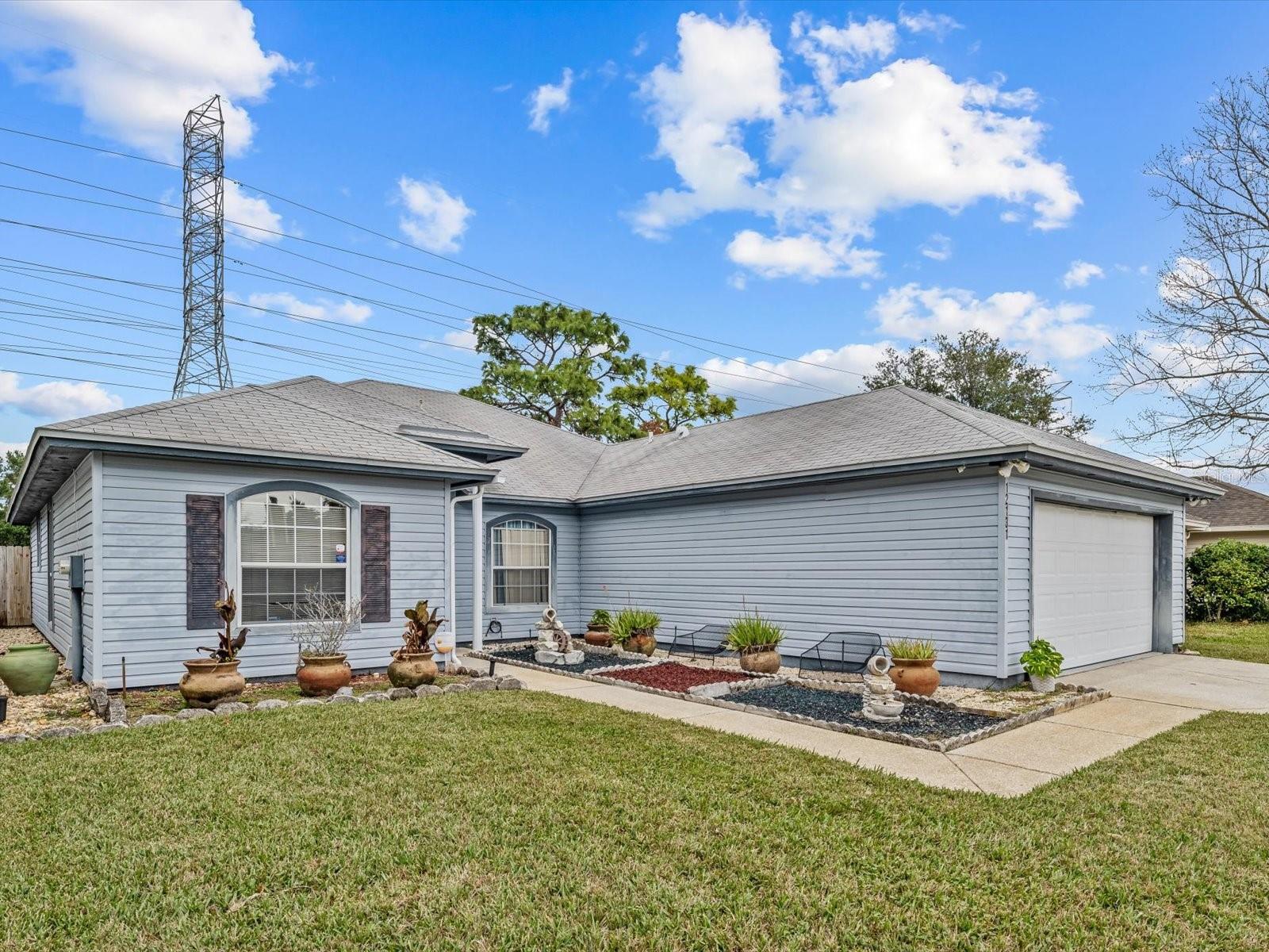 Fully landscaped