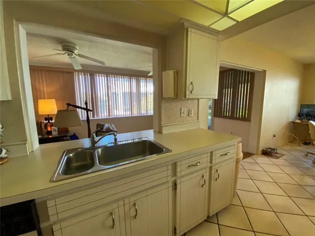 Florida Room open to kitchen
