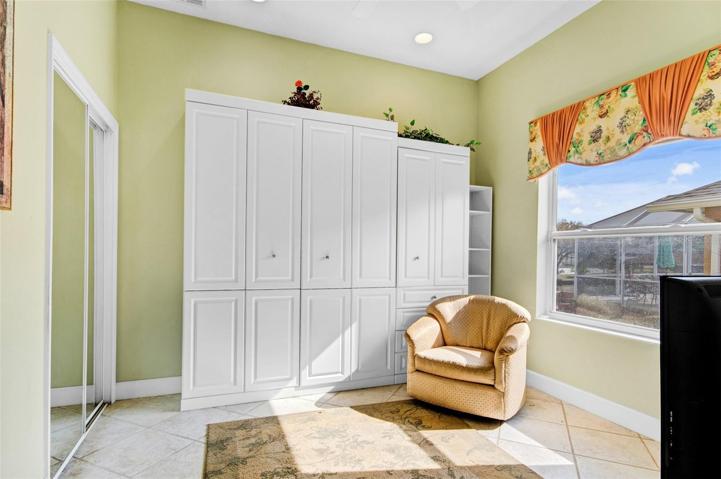 Guest Room with closed Murphy Bed