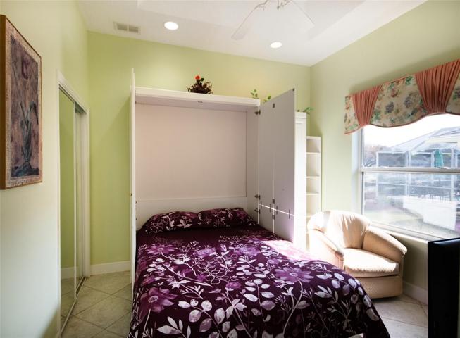 Guest Room with Open Murphy Bed