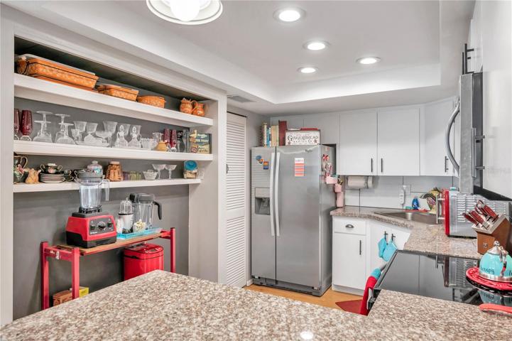 Set up your coffee or juice bar in the kitchen
