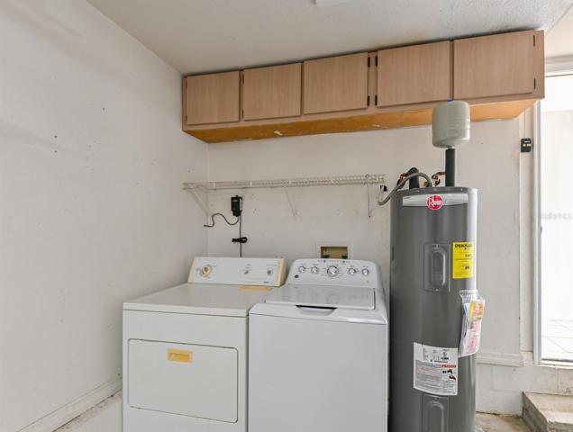 Washer and Dryer in Garage