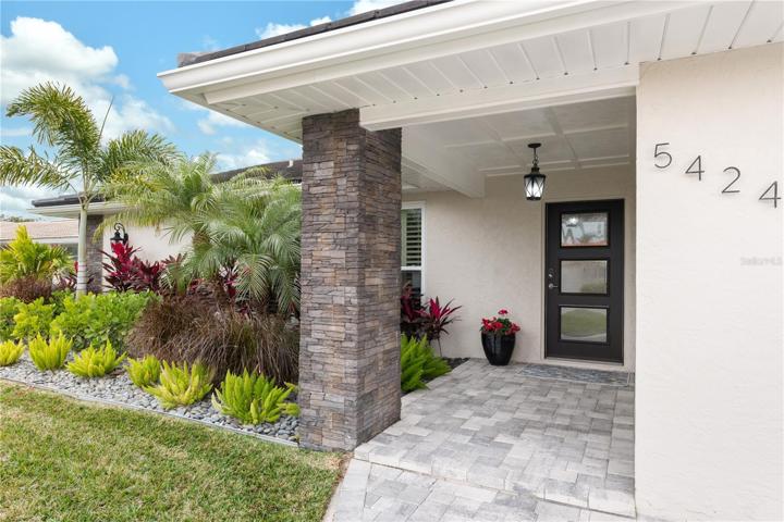 updated front door entry