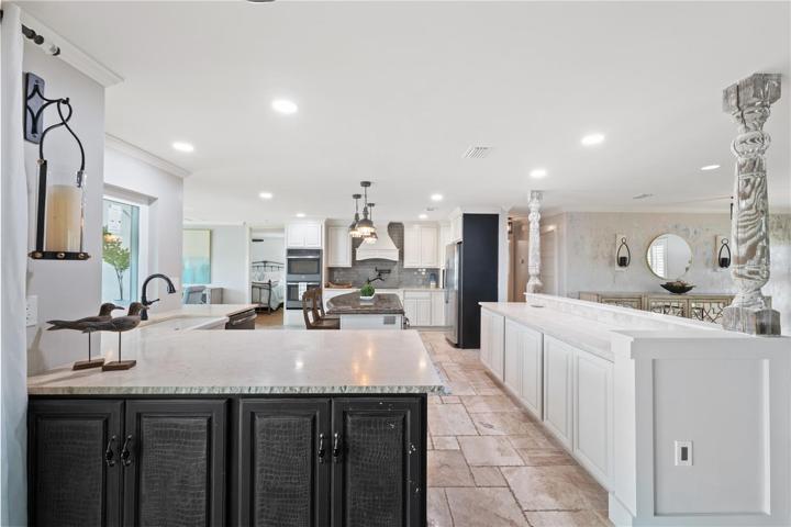 tons of counter space and cabinets