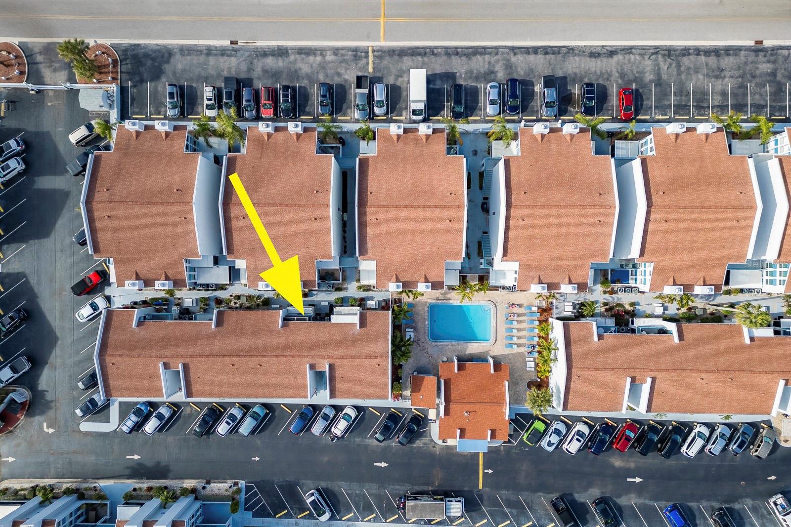 Condo unit with East Pool