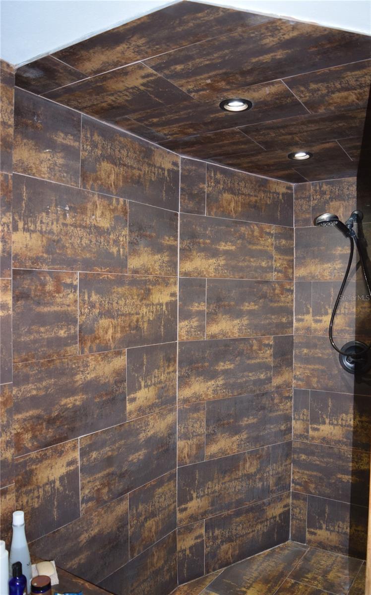 Primary ensuite walk in shower