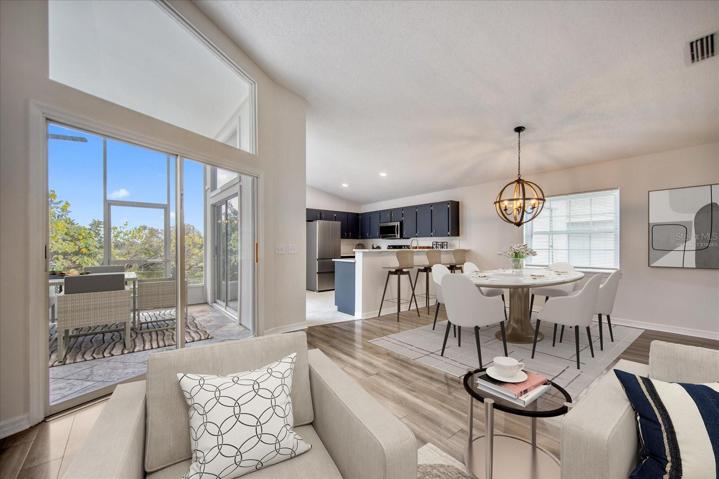 Virtually Staged Kitchen