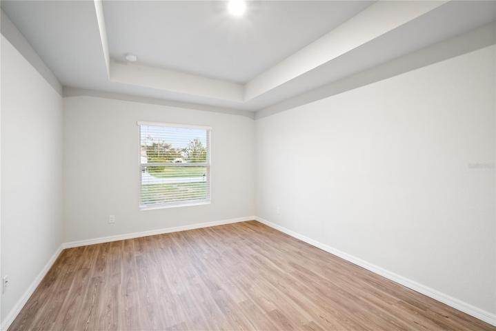 Master Bedroom with Tray Ceilings