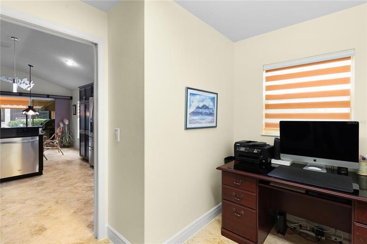 Desk or Pantry Area in Laundry Room