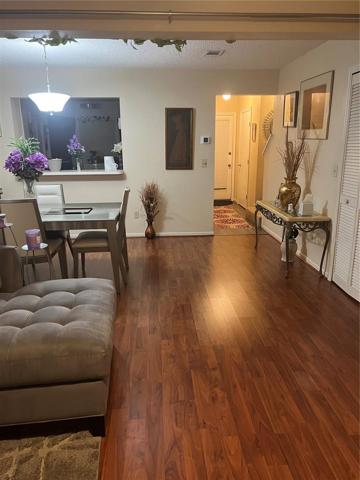 view form living room, dining room, kitchen window, to frornt door