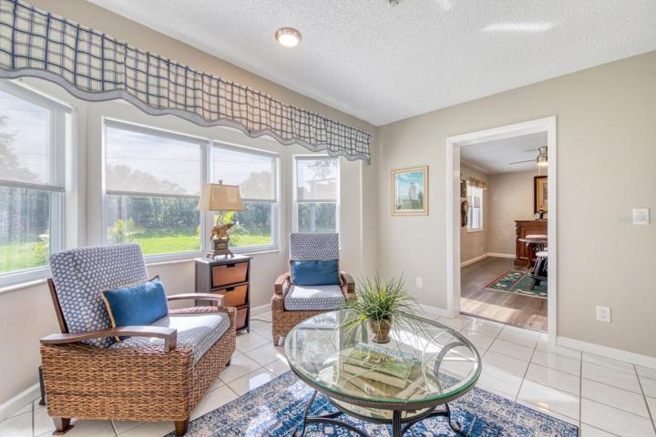 Opens to family room with door to patio~