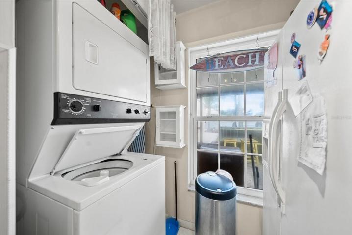 Washer/Dryer Combo in Kitchen