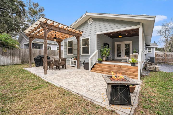 Paver Patio and covered pergola