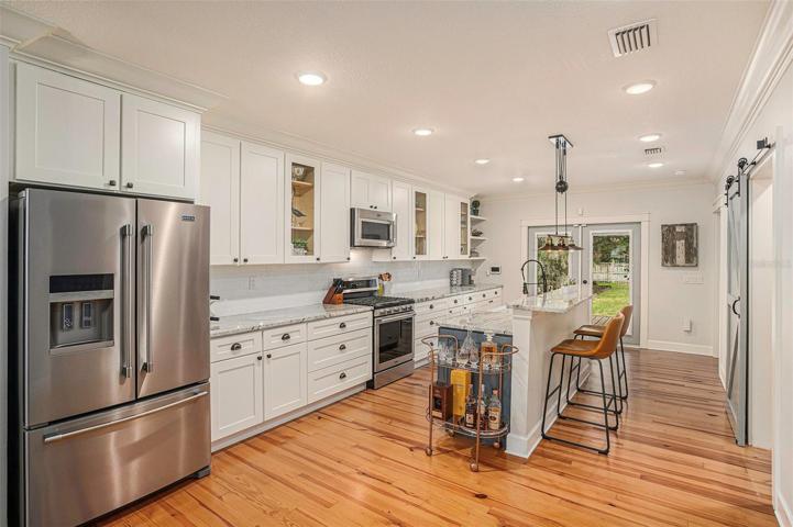 Dream kitchen, stainless steel appliances