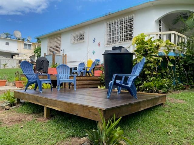 Back yard deck