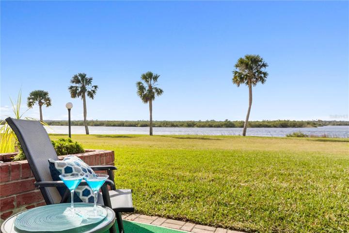 Panoramic ICW view Patio