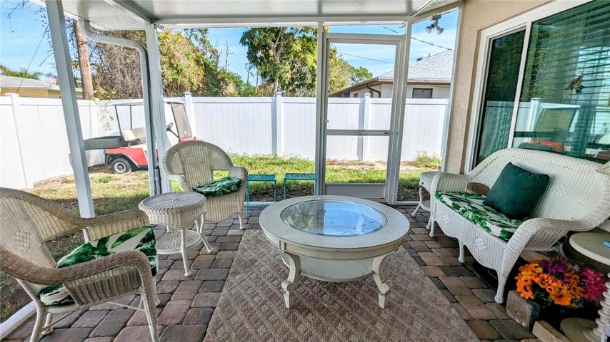 Relaxing sitting area