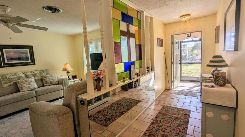 Front entrance and foyer