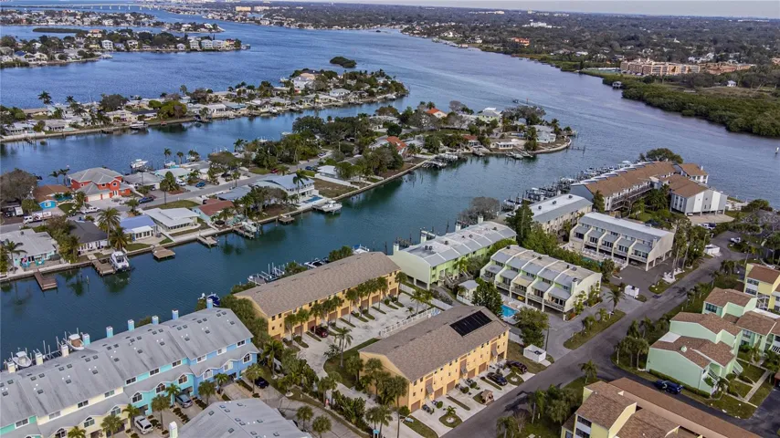 Aerial featuring the Intracoastal Waterway
