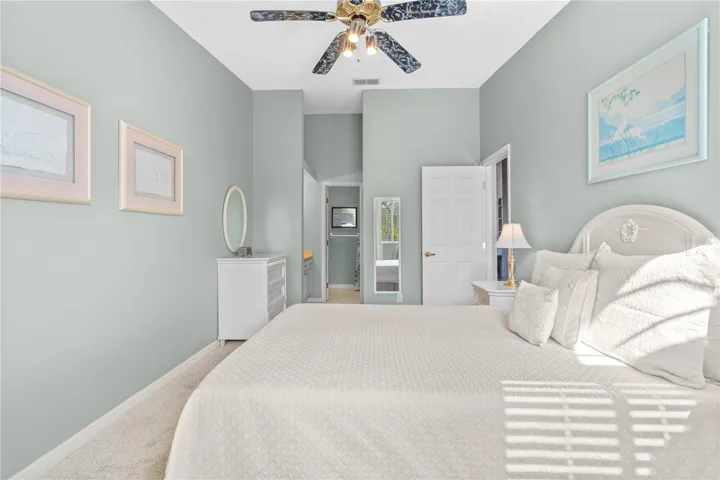 Primary bedroom with ensuite bathroom