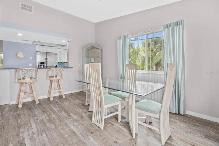 Kitchen and dining area