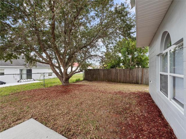 Backyard- Fenced in