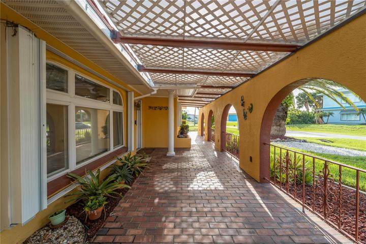 Large covered Front porch