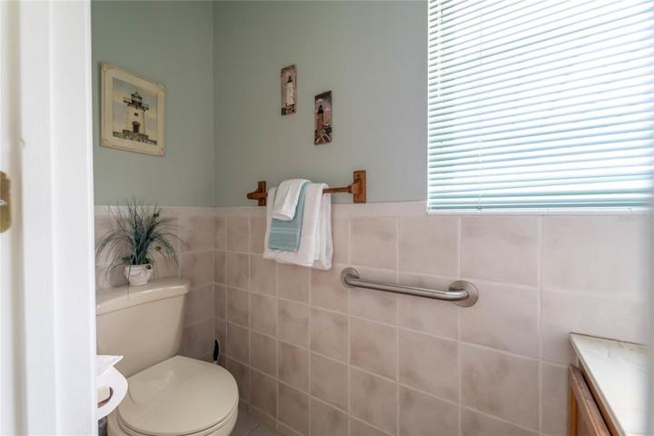 Half bath in bedroom