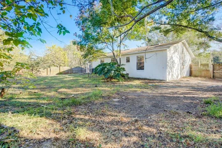 FENCED BACK YARD