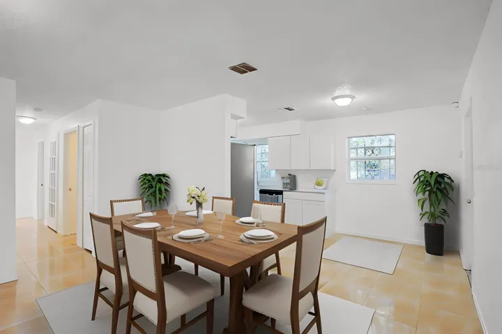 DINING AREA - VIRTUAL STAGING