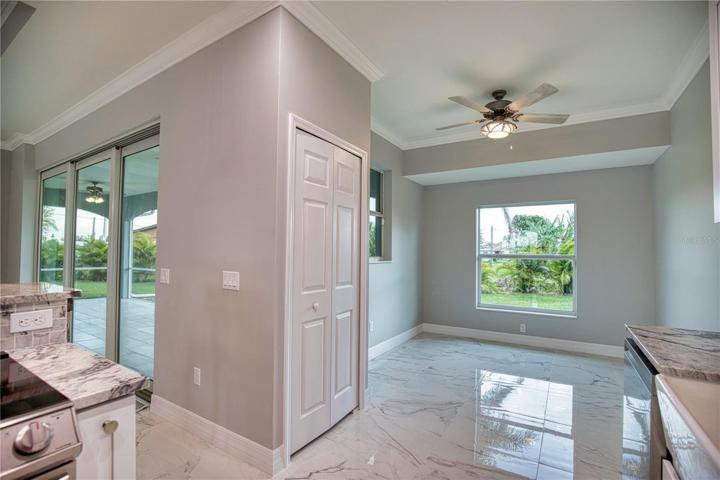 Breakfast nook off the kitchen