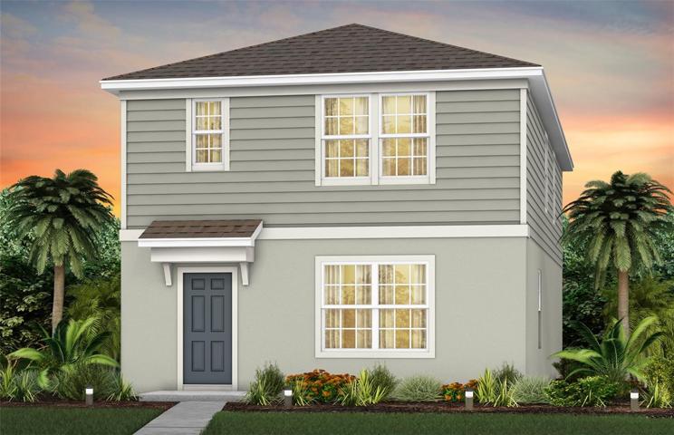FH1 Exterior Design. Artistic rendering for this new construction home. Pictures are for illustrative purposes only. Elevations, colors and options may vary.