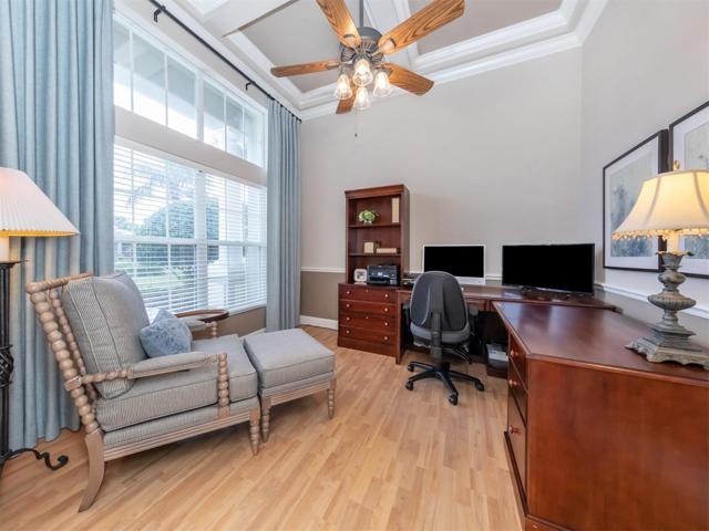 Office to the left of entrance