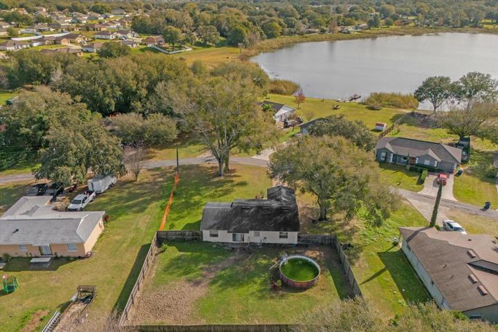 AERIAL VIEW OF THE HOME