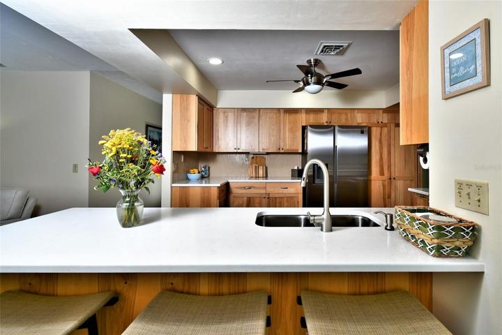 Gleaming kitchen