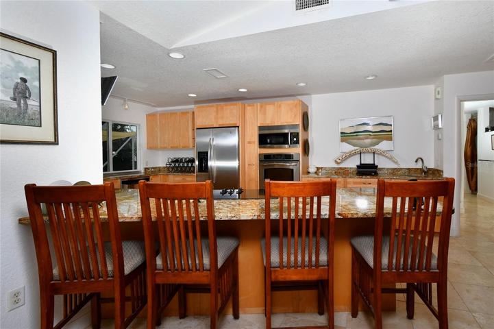 Eat at granite counters